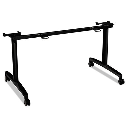 Office Desks & Workstations | HON HMBFLIP24L.C.P 51-5/8 in. x 23-1/2 in. Huddle Flip-Top Base for 24 in. Deep Table Tops - Black image number 0