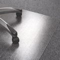 Office Jansan | Floortex ER1113423ER 48 in. x 53 in. Cleartex Ultimat Polycarbonate Chair Mat for Low/Medium Pile Carpet - Clear image number 4