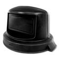 Trash Cans | Impact 7747-3 27 in. dia. Domed Gator Lid for 44 gal. Waste Receptacle - Black (1/Carton) image number 0