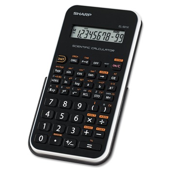 Sharp EL501X2BWH 10-Digit LCD Scientific Calculator