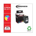  | Innovera IVRCL211 Remanufactured Tri-Color Ink Replacement for 2976B001 #CL-211 244 Page-Yield image number 1