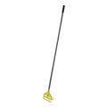Mops | Rubbermaid Commercial FGH14600GY00 Invader Fiberglass Side-Gate 1 in. Diameter x 60 in. Wet-Mop Handle - Gray/Yellow image number 1