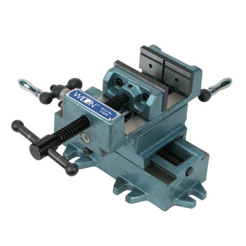 VISES | Wilton 11698 Cross Slide Drill Press Vise - 8 in. Jaw Width, 8 in. Jaw Opening, 2 in. Jaw Depth