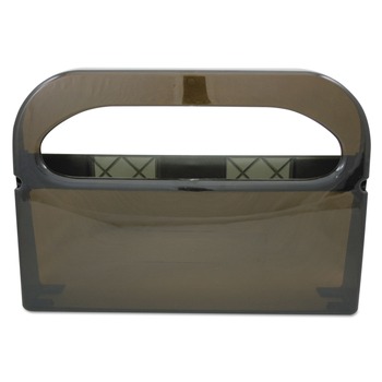 HOSPECO 16 in. x 3-1/4 in. x 11-1/2 in. Smoke Health Gards Half-Fold Toilet Seat Cover Dispenser