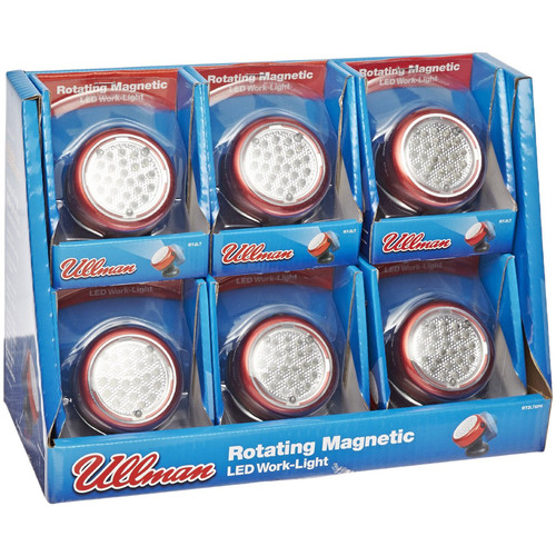 Work Lights | Ullman Devices RT2LT6PK Rotating Magnetic 24 LED Work Lights (6-Pack) image number 0