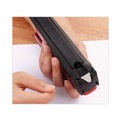 Office Jansan | PaperPro 1124 InPower One-Finger 20-Sheet Capacity 3-in-1 Desktop Stapler with Antimicrobial Protection - Red/Black image number 5