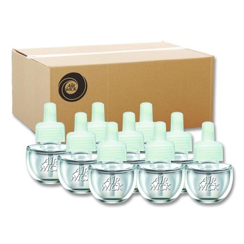 Air Wick 62338-02891 0.85 oz. Scented Oil Refill Club Packs - Fresh Linen (9/Carton)