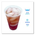 Cups and Lids | Boardwalk BWKTRANSCUP20CT 20 oz. Translucent Plastic Cold Cups - Clear (1000/Carton) image number 4