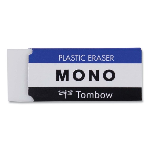 Pens | Tombow Mono 57320 Rectangular Block Eraser for Pencil Marks - White/Small image number 0