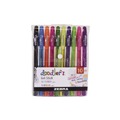 Pens | Zebra 41810 Doodler'z Bold 1 millimeter Stick Gel Pen - Assorted Fashion/Neon Ink/Barrel Colors (10/Pack) image number 0