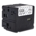 Labels | Brother P-Touch BTAG131 0.47 in. x 13.1 ft. Genuine P-Touch BTAG Label Tapes - Black on Clear image number 5