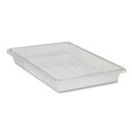 Food Trays, Containers, and Lids | Rubbermaid Commercial FG330600CLR 5 Gallon 26 in. x 18 in. x 3.5 in. Food/Tote Boxes - Clear image number 0