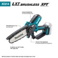 Winter Sales Event! Save up to 55%! | Makita XCU14SR1 18V LXT Brushless Lithium‑Ion Cordless 6 in. Pruning Saw Kit (2 Ah) image number 11