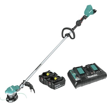 Factory Reconditioned Makita 18V X2 (36V) LXT Brushless Lithium-Ion Cordless String Trimmer Kit with 2 Batteries (5 Ah)