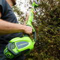 Hedge Trimmers | Greenworks 22342 40V G-MAX Lithium-Ion 20 in. XR Dual Action Hedge Trimmer (Tool Only) image number 5