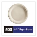 Office Jansan | Chinet 25775 8.75 in. Diameter Paper Pro Round Plates - White (500/Carton) image number 5