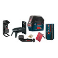 Rotary Lasers | Bosch GCL2-160PLUSLR6 Self-Leveling Cross-Line Laser with Plumb Points and L-Boxx Carrying Case image number 5