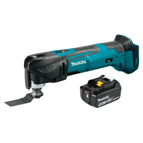 Oscillating Tools | Makita XMT03ZBL1850B-BNDL 18V LXT Brushed Cordless Oscillating Multi‑Tool with Lithium‑Ion Battery Bundle (5 Ah) image number 0
