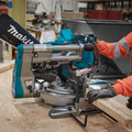 Miter Saws | Makita GSL03Z 40V max XGT Brushless Lithium-Ion 10 in. Cordless AWS Capable Dual-Bevel Sliding Compound Miter Saw (Tool Only) image number 8