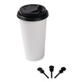 Cutlery | AmerCareRoyal CPLUG-BK 2 in. Beverage Plugs - Black (2000/Carton) image number 3