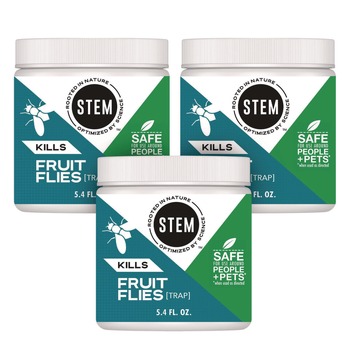 SC Johnson STEM Fruit Flies Trap 5.4 oz Jar 8/Carton