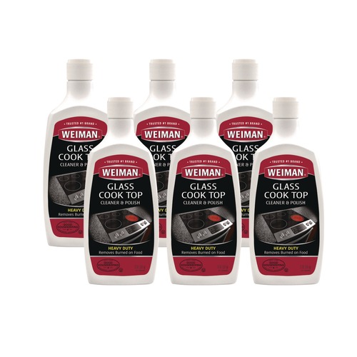 Cleaning & Janitorial Supplies | WEIMAN 137 20 oz. Squeeze Bottle Glass Cook Top Cleaner and Polish (6/Carton) image number 0