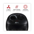 Portable Heaters | Alera ALEHECH09 1500 W 7.12 in. x 5.87 in. x 8.75 in. Ceramic Heater - Black image number 5