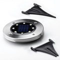 Outdoor Lighting | Black & Decker BDSLDK8P (8/Pack) Outdoor Solar-Powered Disk Light image number 4