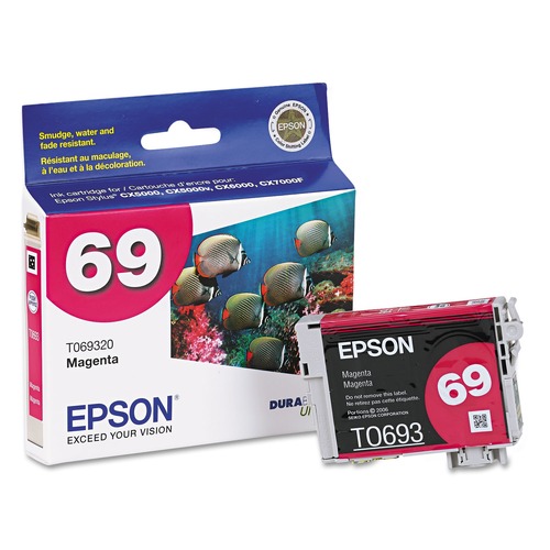Ink & Toner | Epson T069320-S T069320-S (69) DURABrite Ink - Magenta image number 0