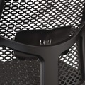 Office Furniture & Lighting | HON HONI2MRL2BS23TK Ignition 2.0 ReActiv 17.25 in. to 21.75 in. Seat Height Mid-Back Task Chair - Basalt Vinyl Seat/Charcoal Back/Black Base image number 3
