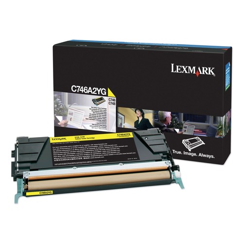 Ink & Toner | Lexmark C746A2YG 7000 Page-Yield Toner - Yellow image number 0