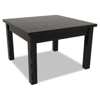 Alera ALEVA7520BK Valencia Series 23.63 in. x 20 in. x 20.38 in. Rectangle Occasional Table - Black