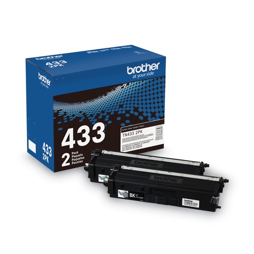 Ink & Toner | Brother TN4332PK 4,500 Page-Yield High-Yield Toner - Black (2/Pack) image number 0