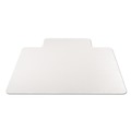  | Deflecto CM11232 45 in. x 53 in. Wide Lipped EconoMat Occasional Use Chair Mat for Low Pile Carpet - Clear image number 0