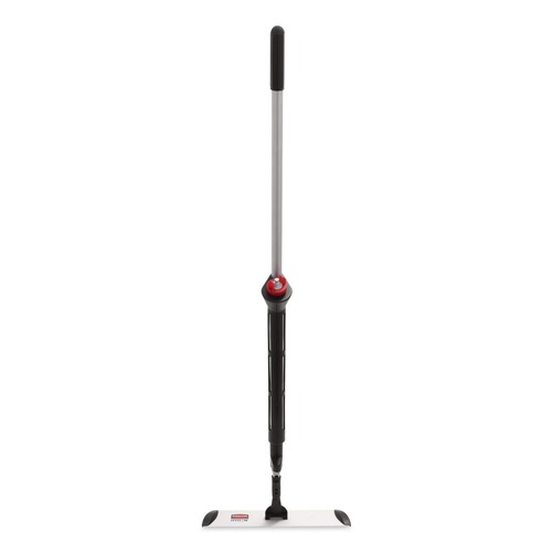 Mops | Rubbermaid Commercial HYGEN 1863884 Pulse 17 in. x 52 in. Microfiber Spray Mop System - Black image number 0