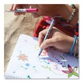Office Jansan | Sharpie 37003 Permanent Marker - Ultra-Fine Needle Tip/Blue (1-Dozen) image number 5