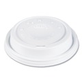 Just Launched | Dart 16EL Cappuccino Sip Hole Lids for Foam Cups and Containers - White (1000/Carton) image number 0