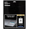  | Avery 61526 0.75 in. x 2 in. PermaTrack Durable Asset Tag Labels - White (30/Sheet, 8 Sheets/Pack) image number 0