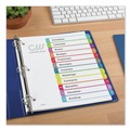 Office Jansan | Avery 11843 1 - 12 Tab 11 in. x 8.5 in. Customizable TOC Ready Index Divider Set - Multicolor (1 Set) image number 5