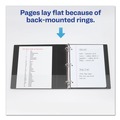 Office Jansan | Avery 17294 11 in. x 8.5 in. 1 in. Capacity 3-Rings Durable View Binder with DuraHinge and Slant Rings - Purple image number 8