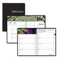 Calendars & Planners | House of Doolittle 2946-32 10 in. x 7 in. 12-Month (Jan-Dec 2026) Earthscapes Recycled Weekly/Monthly Planner - Black Cover image number 0