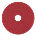 Cleaning & Janitorial Supplies | 3M 5100-20 20 in. Low-Speed Buffer Floor Pads - Red (5/Carton) image number 0