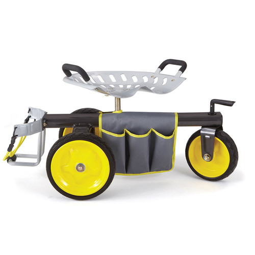 Gorilla Carts GCGRGS Rolling Garden Scooter