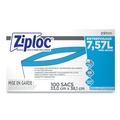 Cleaning & Janitorial Supplies | Ziploc 682254 2-Gallon 2.7 mil. 13 in. x 15.5 in. Double Zipper Freezer Bags - Clear (100/Carton) image number 4
