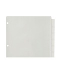  | Avery 11836 Insertable 8-Tab 11 in. x 8.5 in. Big Tab Plastic Dividers - Clear (1 Set) image number 2