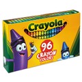 Office Jansan | Crayola 520096 Classic Color Crayons in Flip-Top Pack with Sharpener (96/Box) image number 2