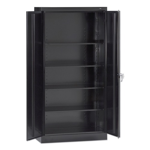 Office Jansan | Tennsco 7215-BLK 30w x 15d x 72h High Standard Cabinet (Assembled) - Black image number 0