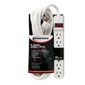 Innovera IVR73315 15 Amp 15 ft. Cord 1.94 in. x 10.19 in. x 1.19 in. Corded Six Outlet Power Strip - Ivory image number 5