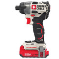Impact Drivers | Factory Reconditioned Porter-Cable PCCK647LBR 20V MAX Brushless Lithium-Ion 1/4 in. Cordless Impact Driver Kit (1.3 Ah) image number 1