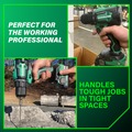 Metabo HPT Clearance | Metabo HPT DV36DCM 36V MultiVolt Lithium-Ion Brushless 1/2 in. Cordless Hammer Drill Kit (2.5 Ah/5 Ah) image number 8